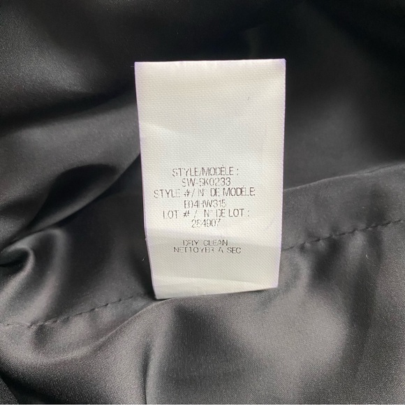 Helmut Lang Black Grey Multi Layered Print Mini Skirt Size 2 - Picture 14 of 14